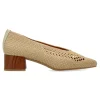 Outlet DESIREE Zapato salón piel trenzada punta fina