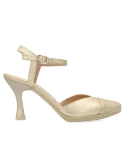 Sale DESIREE Zapato salón piel metalizada confort