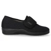 Sale DEVALVERDE Zapatilla de casa velcro mujer VAL 1160 NEGRO
