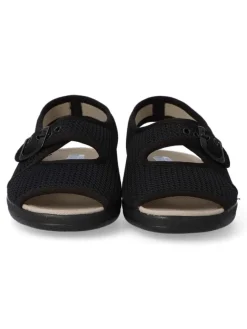 Sale DEVALVERDE Zapatilla de casa cómoda mujer VAL 1185 NEGRO