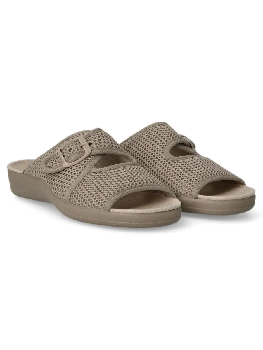 Hot DEVALVERDE Zapatilla de casa rejilla mujer