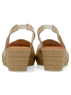 Sale DUENDY Sandalia confort cuña efecto yute