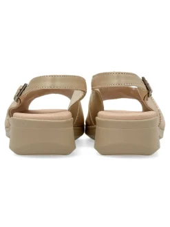 Fashion DUENDY Sandalia piel confort hebilla mujer