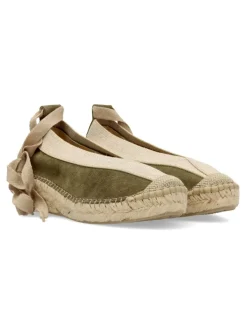 Clearance FABIOLAS Alpargata piel serraje confort mujer