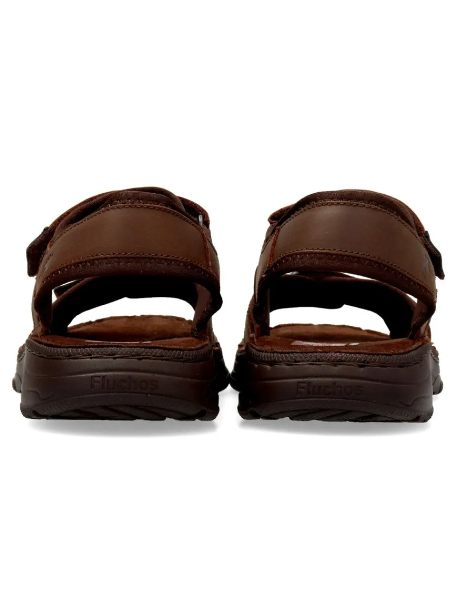 Clearance FLUCHOS Sandalia californiana piel confort Azores