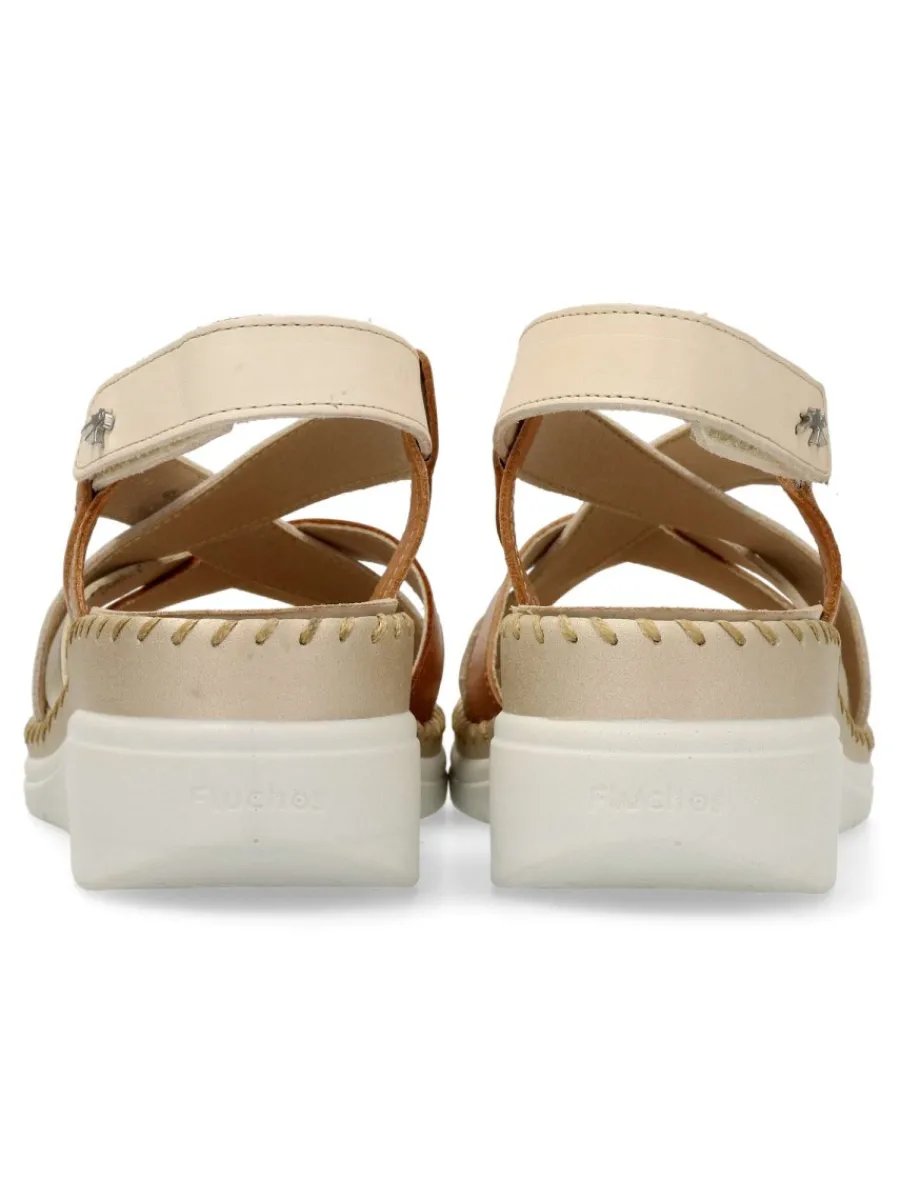 Discount FLUCHOS Sandalia confort de tiras piel confort Leza