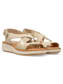 Best FLY FLOT Sandalia tiras piel confort mujer