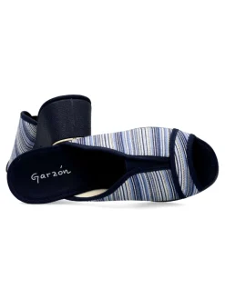 Discount GARZON Zapatilla confort elástico pinki cuña