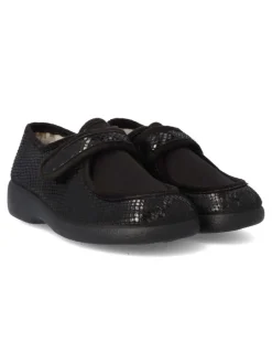 Outlet GARZON Zapatilla de casa cómoda mujer GAR 3070.287 NEGRO
