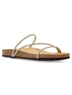 Fashion GEOX Sandalia tiras pedrería brillo Brionia