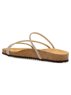 Fashion GEOX Sandalia tiras pedrería brillo Brionia