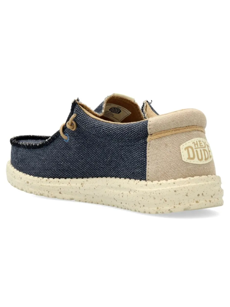 Discount DUDE HEY Zapatilla wallabee confort textil hombre