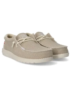 Online HEY DUDE Zapato lona wallabee cordón elástico