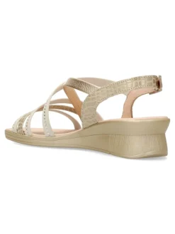 Hot 24 HRS Sandalia piel confort tiras mujer