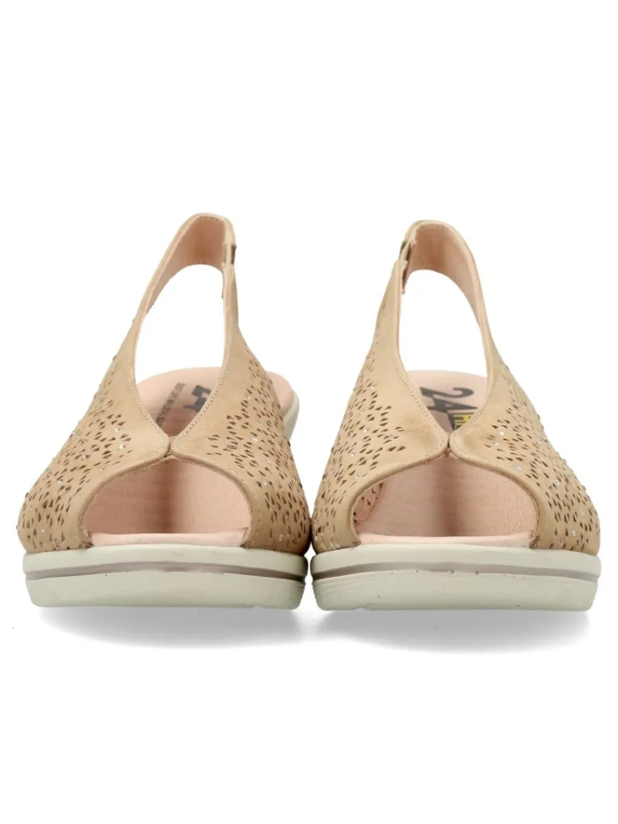 Sale 24 HRS Zapato piel confort cuña mujer