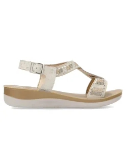 Outlet INBLU Sandalia confort pedrería mujer