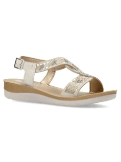 Outlet INBLU Sandalia confort pedrería mujer