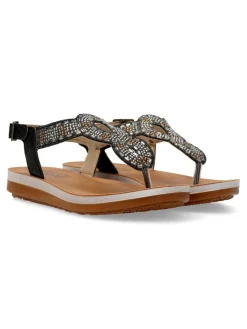 Clearance INBLU Sandalia esclava pedrería mujer