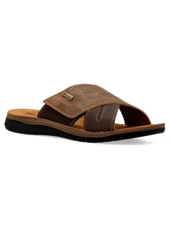 Fashion INBLU Sandalia pala cruzada ajustable hombre