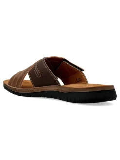Fashion INBLU Sandalia pala cruzada ajustable hombre