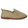 Fashion JAVER Zapatilla lona Kung-Fu elástico. JAV 55 TOSTADO