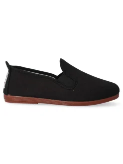 Online JAVER Zapatilla lona Kung-Fu elástico. JAV 55 NEGRO