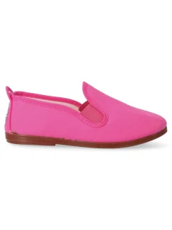 Fashion JAVER Zapatilla lona Kung-Fu elástico. JAV 55 FUXIA