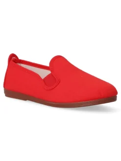 Sale JAVER Zapatilla lona Kung-Fu elástico. JAV 55 ROJO