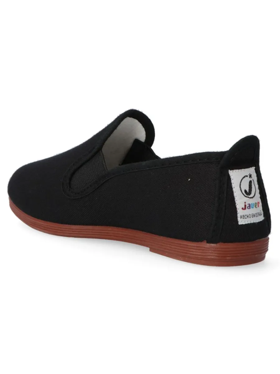 Online JAVER Zapatilla lona Kung-Fu elástico. JAV 55 NEGRO