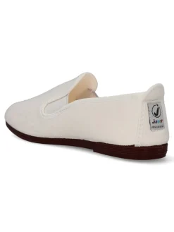 Online JAVER Zapatilla lona Kung-Fu elástico. JAV 55 BLANCO