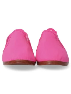 Fashion JAVER Zapatilla lona Kung-Fu elástico. JAV 55 FUXIA