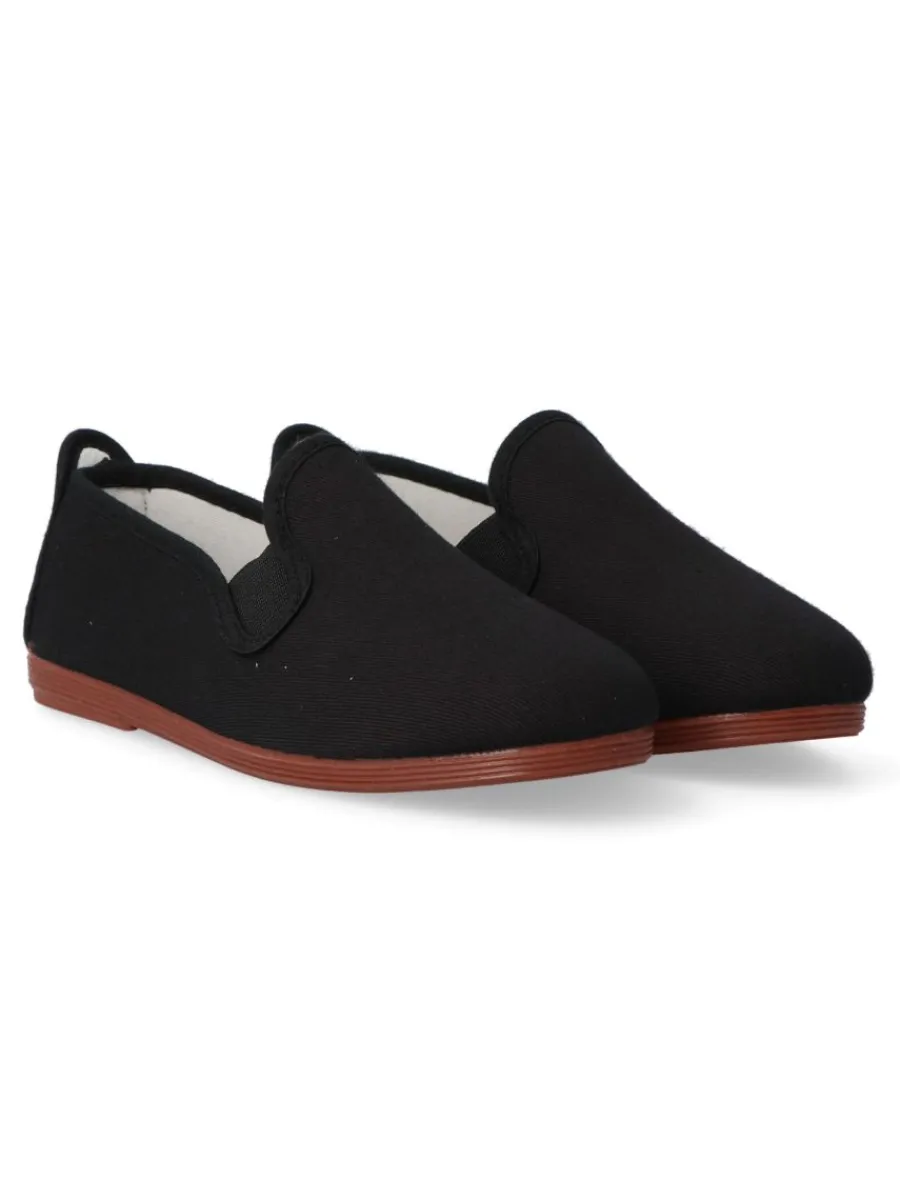 Online JAVER Zapatilla lona Kung-Fu elástico. JAV 55 NEGRO