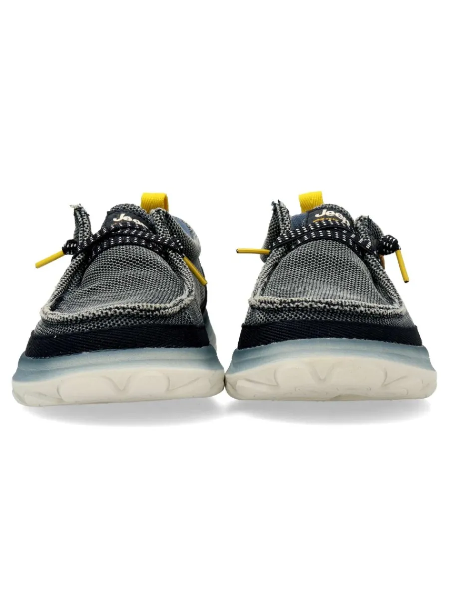 New JEEP Mocasín wallabee lona casual hombre
