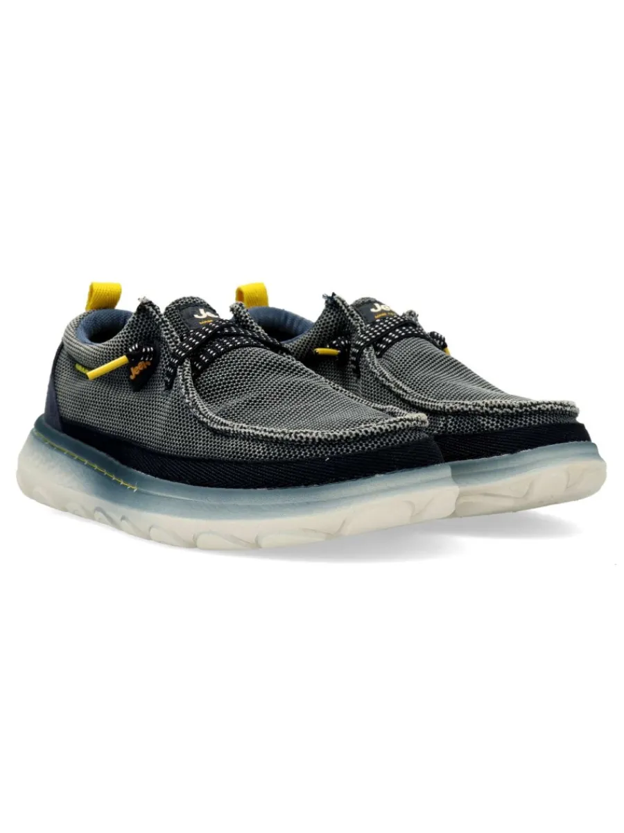 New JEEP Mocasín wallabee lona casual hombre