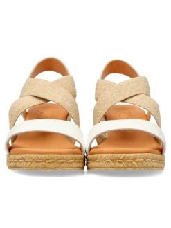 Outlet KAOLA Sandalia cuña efecto esparto confort mujer