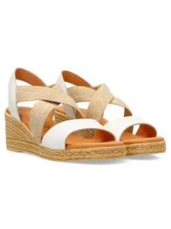 Outlet KAOLA Sandalia cuña efecto esparto confort mujer