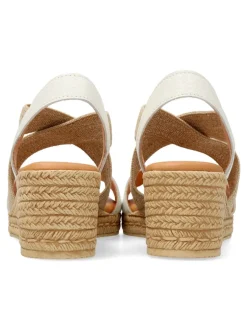 Outlet KAOLA Sandalia cuña efecto esparto confort mujer