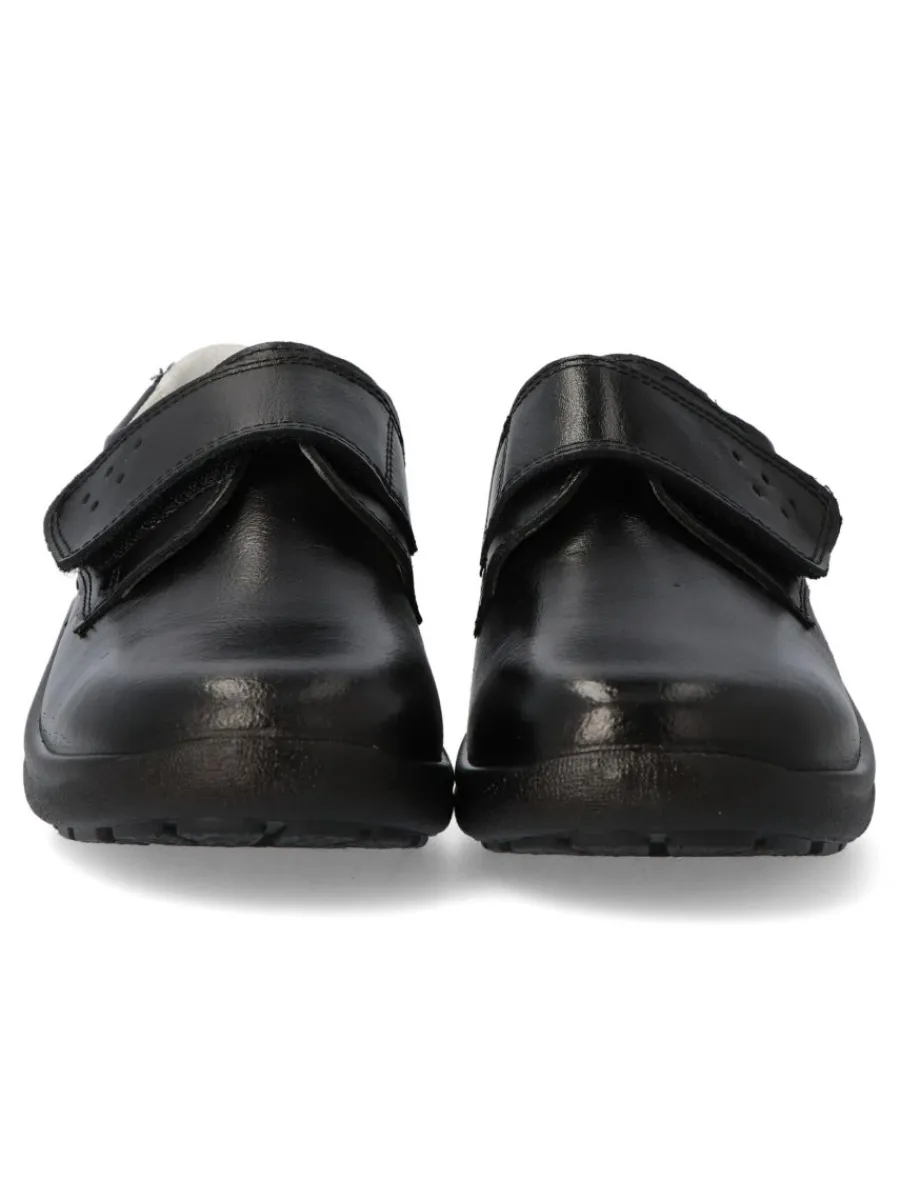 Clearance LUISETTI Zueco de trabajo anatómico velcro LUI 0026 NEGRO