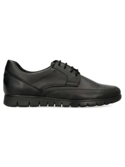 Hot MAC Zapato de vestir blucher piel napa negra