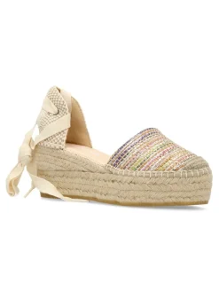 Fashion MACARENA Alapargata rafia multicolor mujer