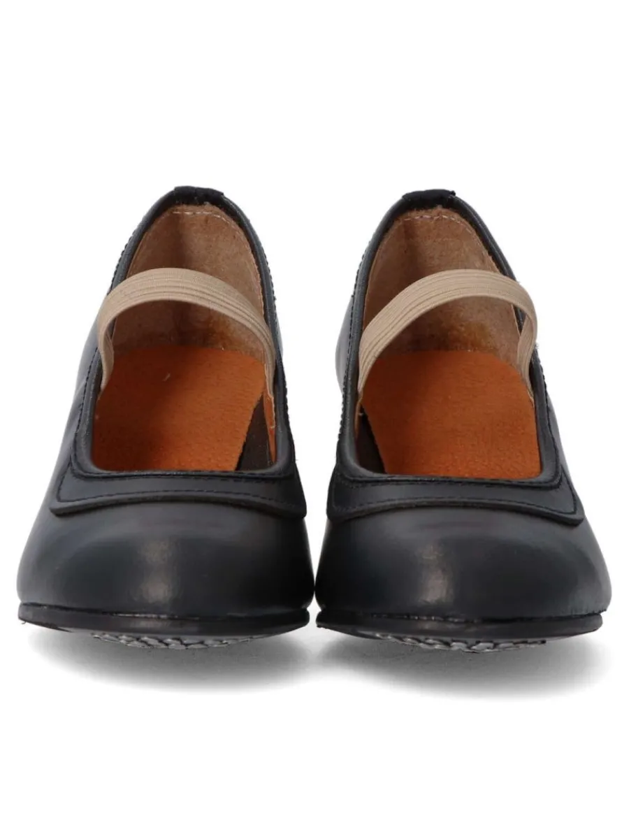 Discount MALACA Zapato baile flamenca profesional MAL 10 NEGRO