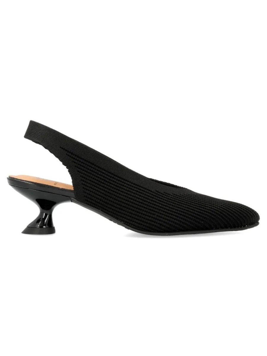 Hot MISS ELASTIC Zapato salón textil elástico negro