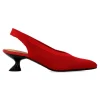 Clearance MISS ELASTIC Zapato salón textil elastico rojo