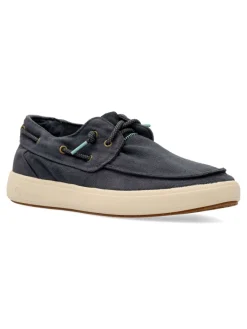 Fashion NATURAL WORLD Náutico lona casual marino hombre