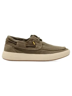 Outlet NATURAL WORLD Zapato náutico casual lona kaki confort