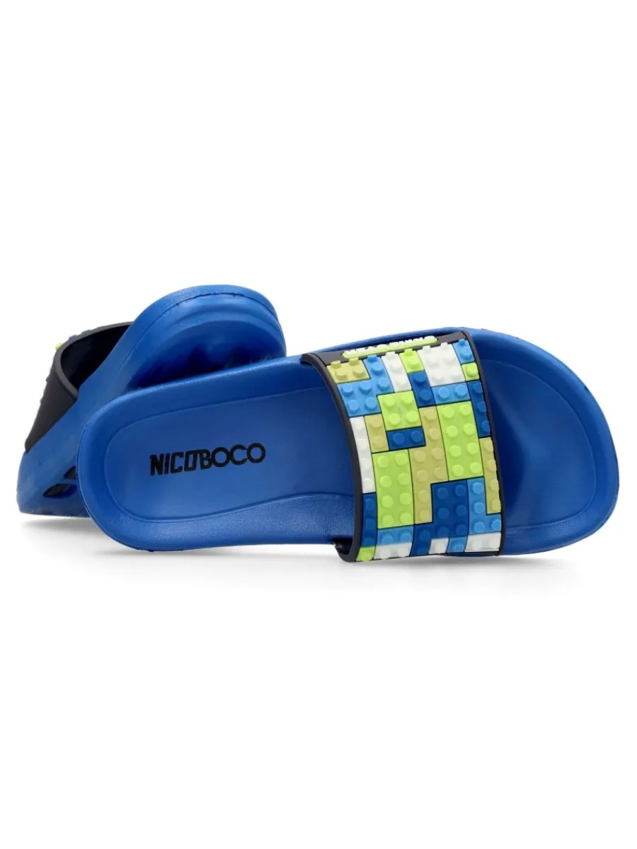 Fashion NICOBOCO Chancla de pala niño Lego
