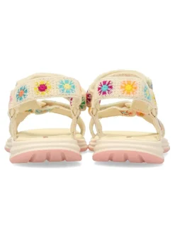 Discount PABLOSKY Sandalia casual crochet beige niña