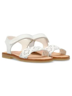 Sale PABLOSKY Sandalia de vestir piel troquelada blanca