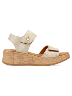 Clearance PAULA URBAN Sandalia piel grabada confort mujer