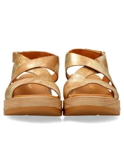 Fashion PAULA URBAN Sandalia piel confort tiras cruzadas